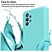 Catena Di Telefoni Cellulari Compatibile Con Samsung Galaxy A32 4g In Liquid Turchese - Coperchio Di Protezione In Silicone Con Cordino Regolabile In Lunghezza - Foto miniatura 3