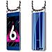Catena Di Telefoni Cellulari Compatibile Con Honor 9 In Blu Scuro Giallo - Coperchio Protettivo In Silicone Con Anelli D'argento, Cinturino In Corda E Custodia Staccabile - Foto miniatura 8