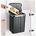 Cestino Della Spazzatura, Cucina, Rifiuti, Cassonetto, Da Appendere, Grigio, 12 L, Wenko - Foto miniatura 7
