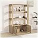 Credenza Rovere Sonoma 80x30x119,5 Cm In Legno Multistrato - Foto miniatura 3
