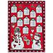 Set 6 Strofinaccio Asciugamano Cucina Natale Calendario In Cotone Made Italy - Foto miniatura 5