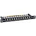 10"" Patch Panel Cat. 6a 0.5u A 12 Porte, Nero - Foto miniatura 3