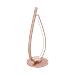 Lampada Da Scrivania Moderna Palozza Led Alluminio Rosa E Oro Rosa - Foto miniatura 1