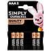 Duracell Simply, Mini Stilo ""aaa"", 5 Pz - Foto miniatura 1