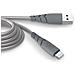 Cavo Usb A/lightning Ultra Rinforzato 3 M - 2,4 A, Grigio - Foto miniatura 1