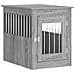 Gabbia Cani Da Arredamento Grigio Sonoma 55x75x65cm Multistrato - Foto miniatura 1