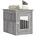 Gabbia Cani Da Arredamento Grigio Sonoma 55x75x65cm Multistrato - Foto miniatura 3