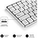 Tastiera Wireless 8436586740078  per Universale (Layout Spagnolo) Colore Argento. Bianco - Foto miniatura 2