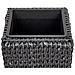 Set Di 2 Vasi Per Piante Berberis Rattan Sintetico 34/45 Cm Nero - Foto miniatura 3