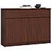 Cassettiera K140, 3 ante e 3 cassetti, 138x40x99 cm, Colore Weng? - Foto miniatura 1