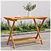 Tavolo Giardino Pieghevole 90x52,5x65 Cm Legno Massello Acacia - Foto miniatura 1