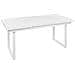 Tavolo Da Giardino Allungabile Bianco 180/240 X 90 Cm Valcanetto - Foto miniatura 3