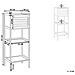 Scaffale Beckley Legno Di Bambù Marrone Chiaro - Foto miniatura 7