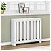 Copertura Termosifone Bianca 104x20x82 Cm In Legno Multistrato - Foto miniatura 1