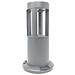 Lampioncino Da Terra Lampada 12 W Led Luce Naturale Lampione Grigio Per Giardino - Foto miniatura 2