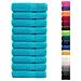 Asciugamani Doccia SOLUND 10 pz Turchesi 70x140cm 600 g /m² - Foto miniatura 2