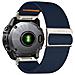 Cinturino Elastico In Nylon Per Garmin Descent Mk3i Blue 22mm - Foto miniatura 1