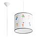 Sollux Lighting Lampada A Sospensione Fairy 30 Sl.1416 - Moderno Lampade A Sospensione Multicolore 95x30x30 Cm - Foto miniatura 1