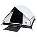 Tenda Campeggio a Cupola 2 Persone Bianca Tessuto Impermeabile - Foto miniatura 4