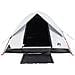 Tenda Campeggio a Cupola 2 Persone Bianca Tessuto Impermeabile - Foto miniatura 6
