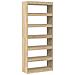 Libreria in Rovere Sonoma Legno ingegnerizzato 80 x 30 x 198 cm - Foto miniatura 1