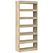 Libreria in Rovere Sonoma Legno ingegnerizzato 80 x 30 x 198 cm - Foto miniatura 7