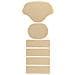Kit Di Riparazione Per Tallone Scarpe, 2 Set: Ripara Usura E Fori Laterali Beige - Foto miniatura 1