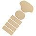 Kit Di Riparazione Per Tallone Scarpe, 2 Set: Ripara Usura E Fori Laterali Beige - Foto miniatura 2