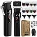 Kit Tagliacapelli Professionale 2 In 1 Per Uomo: Taglio E Rifinitura Perfetti Black - Foto miniatura 1