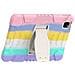 Custodia Armatura Con Supporto Per Samsung Galaxy Tab S6 Lite 2020/22 Arcobaleno - Foto miniatura 4