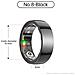 Smart Ring R1000 - Monitor Del Sonno, Bluetooth 5.0, Monitor Dell'ossigeno Nel Sangue Black 8 - Foto miniatura 3
