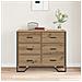 Cassettiera Rovere Artigianale 91x35.5x74.5 cm Legno compresso - Foto miniatura 4