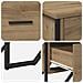 Cassettiera Rovere Artigianale 91x35.5x74.5 cm Legno compresso - Foto miniatura 9