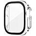Custodia Protettiva Trasparente In Pc E Vetro Temperato Compatibile Con Apple Watch 4/5/6 40mm - Foto miniatura 1