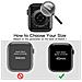 Custodia Protettiva Trasparente In Pc E Vetro Temperato Compatibile Con Apple Watch 4/5/6 40mm - Foto miniatura 2