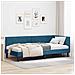 Cornice del letto ad angolo Altro con testiera Blu 100 x 200 cm - Foto miniatura 2