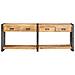 Tavolo consolle 2 pcs Marrone Legno massello di mango ruvido - Foto miniatura 5