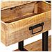Tavolo consolle 2 pcs Marrone Legno massello di mango ruvido - Foto miniatura 7