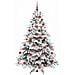 Albero di Natale artificiale con 300 LED Bianco 180 cm PE e PVC - Foto miniatura 4
