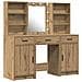 Set Tavolo da Trucco 3 pcs rovere artigianale Legno multistrato - Foto miniatura 1