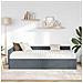 Struttura Letto Angolare con Materasso 2 pcs Grigio Velluto - Foto miniatura 3