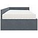Struttura Letto Angolare con Materasso 2 pcs Grigio Velluto - Foto miniatura 8
