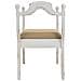 Sgabello Imbottita In Legno Bianco 90x45,5x78h - Foto miniatura 3