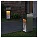 Lucina LED Solare da Percorso 2 pcs Argento Zincato - Foto miniatura 3