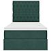 Letto con contenitore e materasso Verde Scuro 90 x 190 cm - Foto miniatura 7