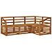 Set divani 4 pcs Naturale Legno di Acacia Massello - Foto miniatura 1