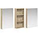 Set di Armadi da Bagno con porta 3 pcs 110 x 10,5 x 60,5 cm - Foto miniatura 5