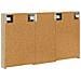 Set di Armadi da Bagno con porta 3 pcs 110 x 10,5 x 60,5 cm - Foto miniatura 9