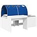 Letto con Tunnel 4 pcs Bianco e Blu Legno ingegnerizzato - Foto miniatura 1