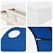 Letto con Tunnel 4 pcs Bianco e Blu Legno ingegnerizzato - Foto miniatura 9